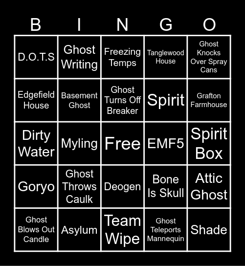 [RR] Phas Bingo Card