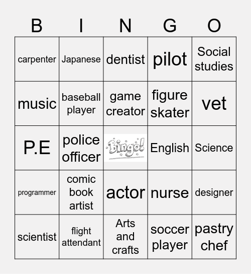 What do you have on Mondays? Bingo Card