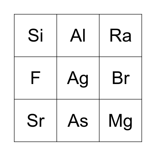 LOTERÍA ATÓMICA Bingo Card