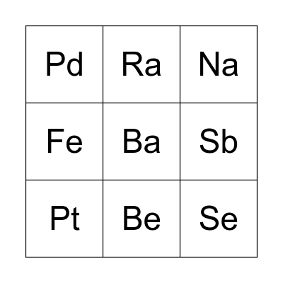 LOTERÍA ATÓMICA Bingo Card