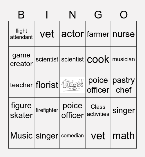 What do you have on Mondays? Bingo Card