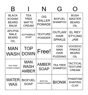 GIBS BINGO Card