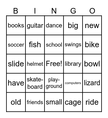 ______’s Bingo Card Bingo Card