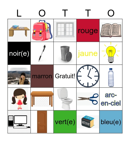 Les objets de la classe Bingo Card