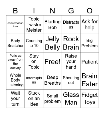 Superlex Bingo Card