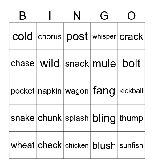Wilson Ch2-3 Bingo Card