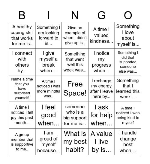 All about me Bingo :) <3 Bingo Card