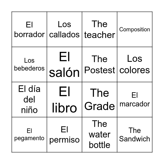 ESPABI Bingo Card