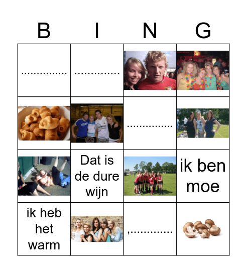 Davina’s Dubbel-Dikke Doei-Dertig Bingo Card