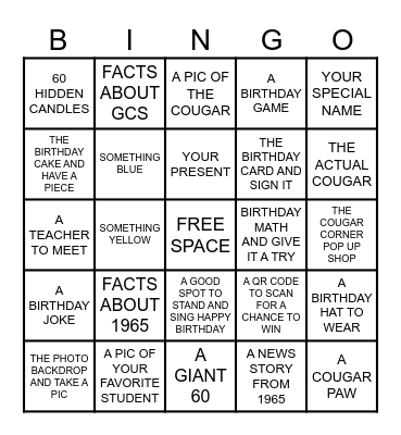 CAN YOU FIND? Bingo Card
