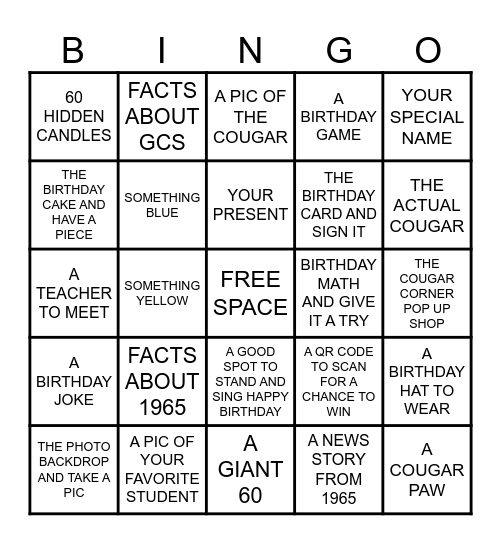 CAN YOU FIND? Bingo Card