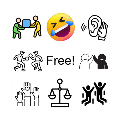 Friendship Bingo Card