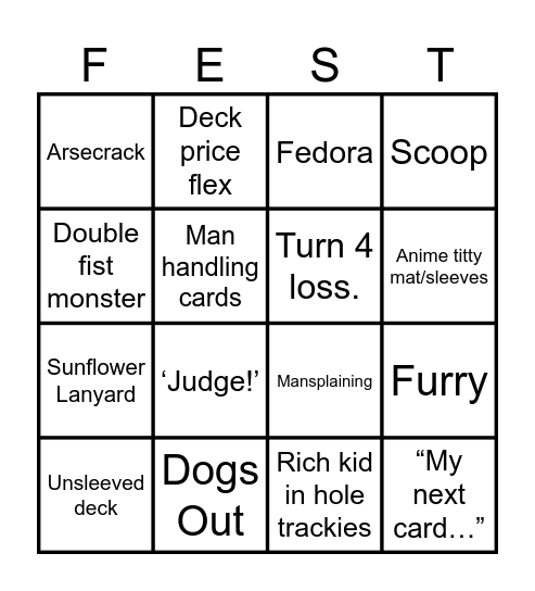 Commandfest! Bingo Card