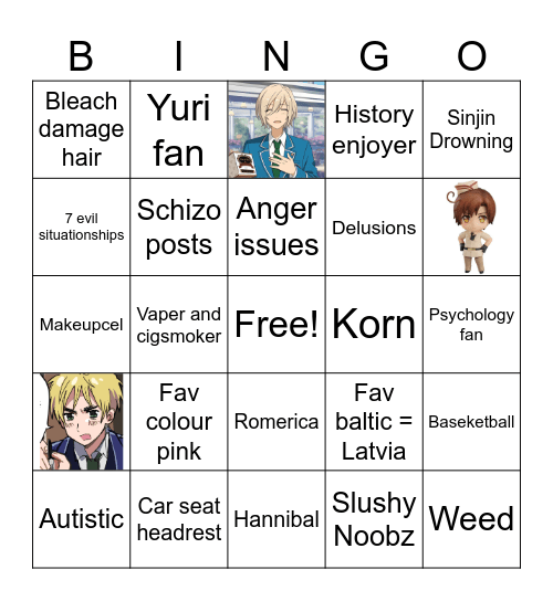 Ivan Bingo Card