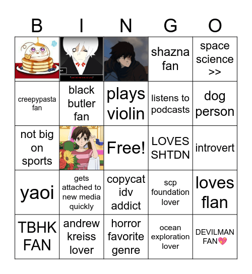 XYLO BINGO Card
