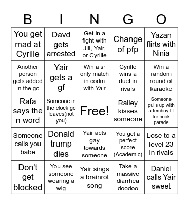 OCTOBER BINGO Card