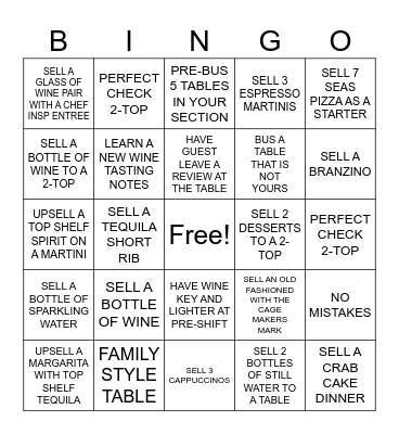 The Cage's Best Bingo Ever!!! DUH Bingo Card