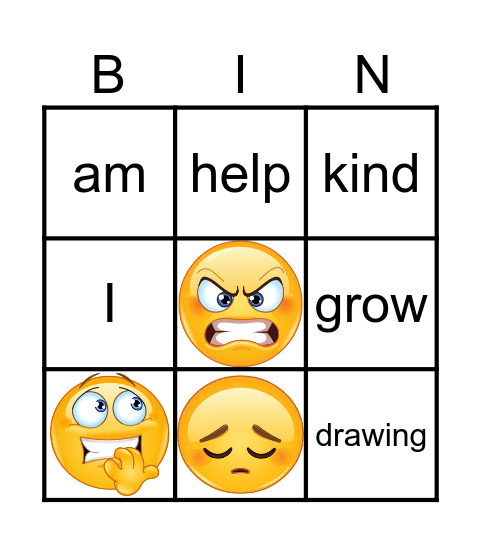 School and I Initiate Bingo Card