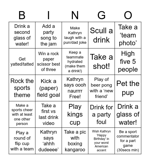 Let’s get shwasty Bingo Card