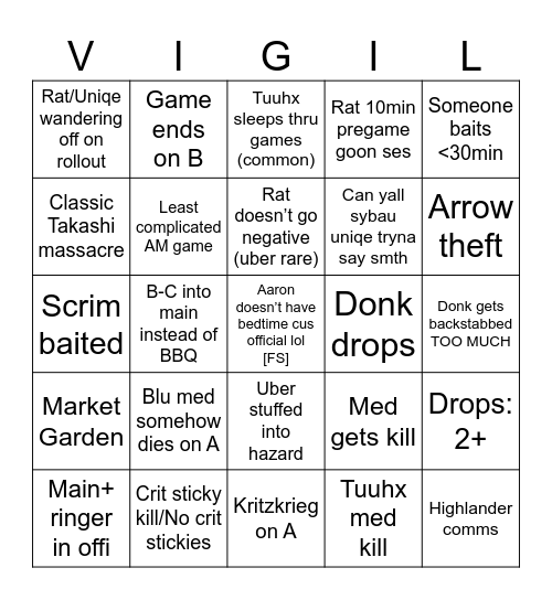 Hehe hey lois im a bingo card Bingo Card