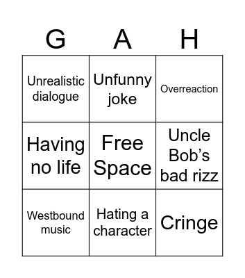 Indom Bingo Card