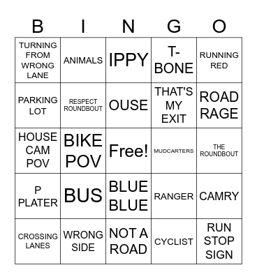 !Dashy Bingo! Bingo Card