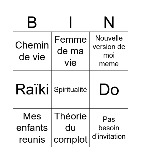 Bingo lolo Bingo Card