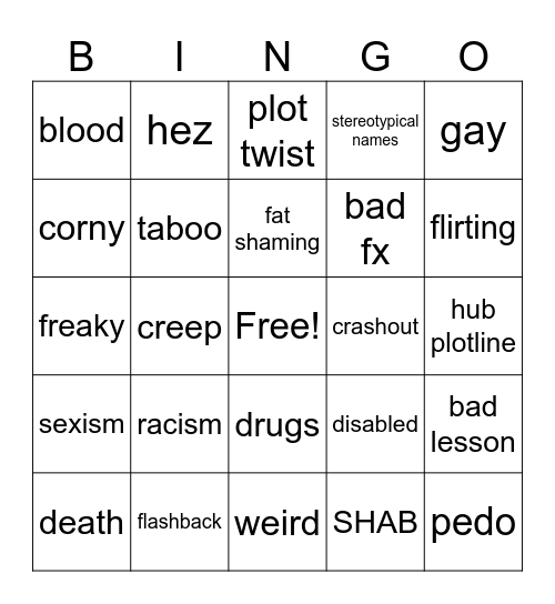 tomorrows teachings Bingo Card