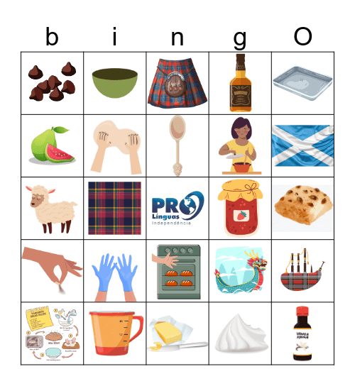 scones bingo Card