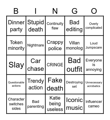 MEGAN 2 BINGO Card