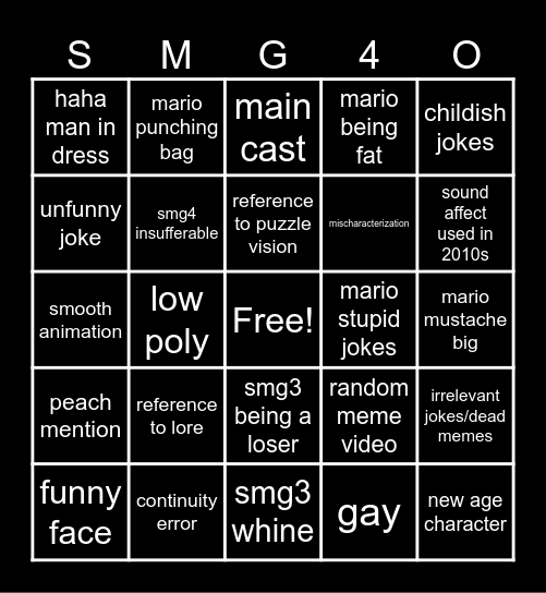 idks Bingo Card