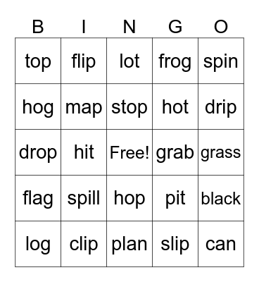 Unit 1 Review Bingo Card