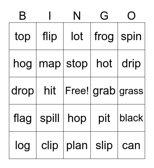 Unit 1 Review Bingo Card