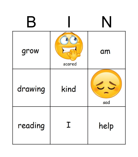School and I Initiate Bingo Card