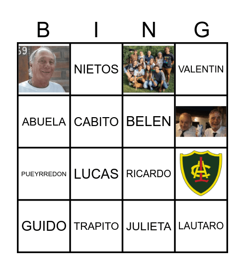 EL BINGO DE PULGA Bingo Card