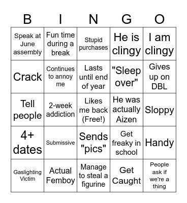 That guy Bingo Card