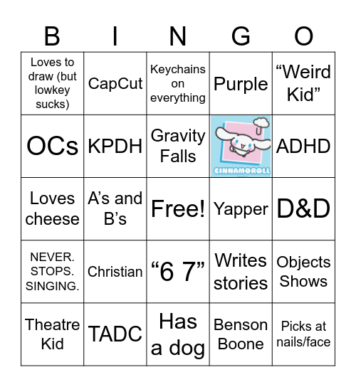 My Bingo Card