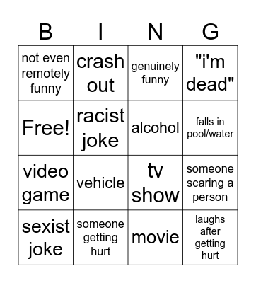 tntl video Bingo Card
