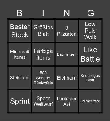 Rewi Bingo Card