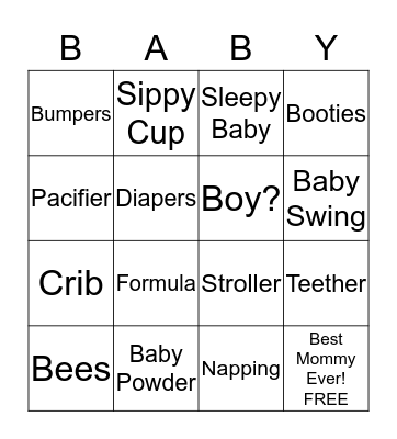 Baby Ramirez Bingo Card