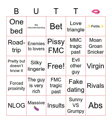 Buns Bingo Card