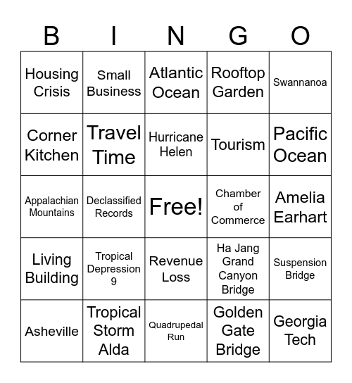 CNN 10 9/29/25 Bingo Card