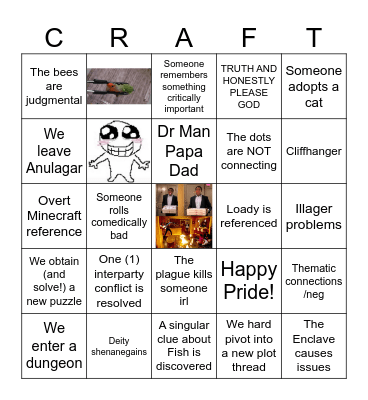 RO'S CARD Bingo Card