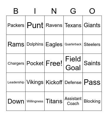 Colleague Engagement BINGO Card