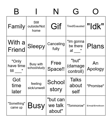 Lea WatchPartyy Bingo Card