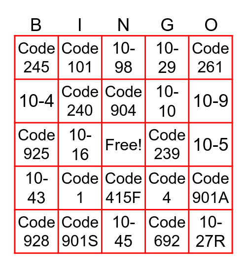PINAL DISPATCH BINGO! Bingo Card