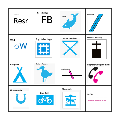 Suss the Symbols Bingo Card