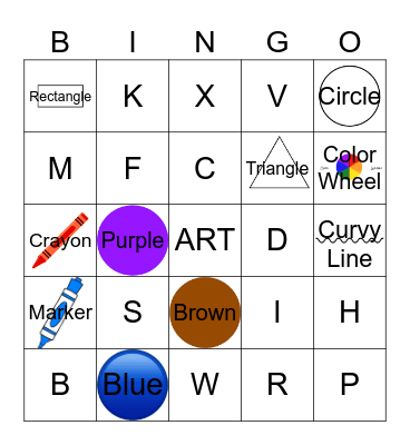 ART Bingo Card