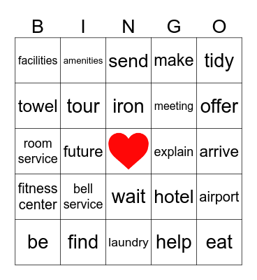 VERBS UNIT 3 EN II Bingo Card