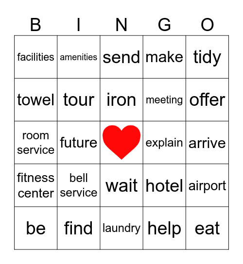 VERBS UNIT 3 EN II Bingo Card